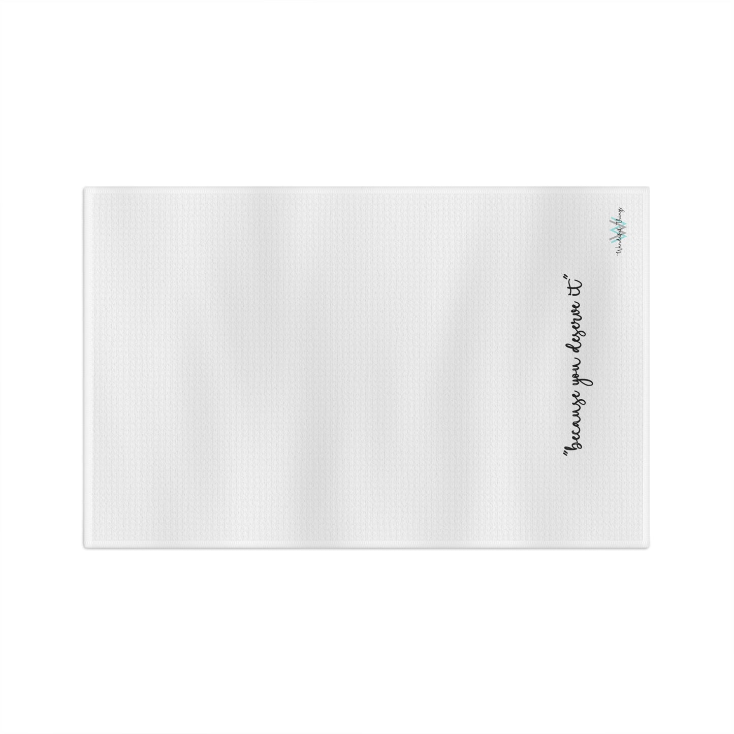 Microfiber Tea Towel - Wandaful Things (white)