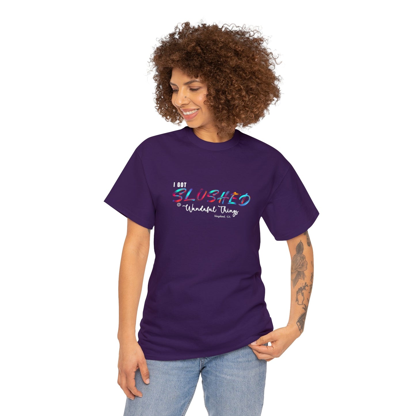 Slushed (dark) - Unisex Heavy Cotton Tee