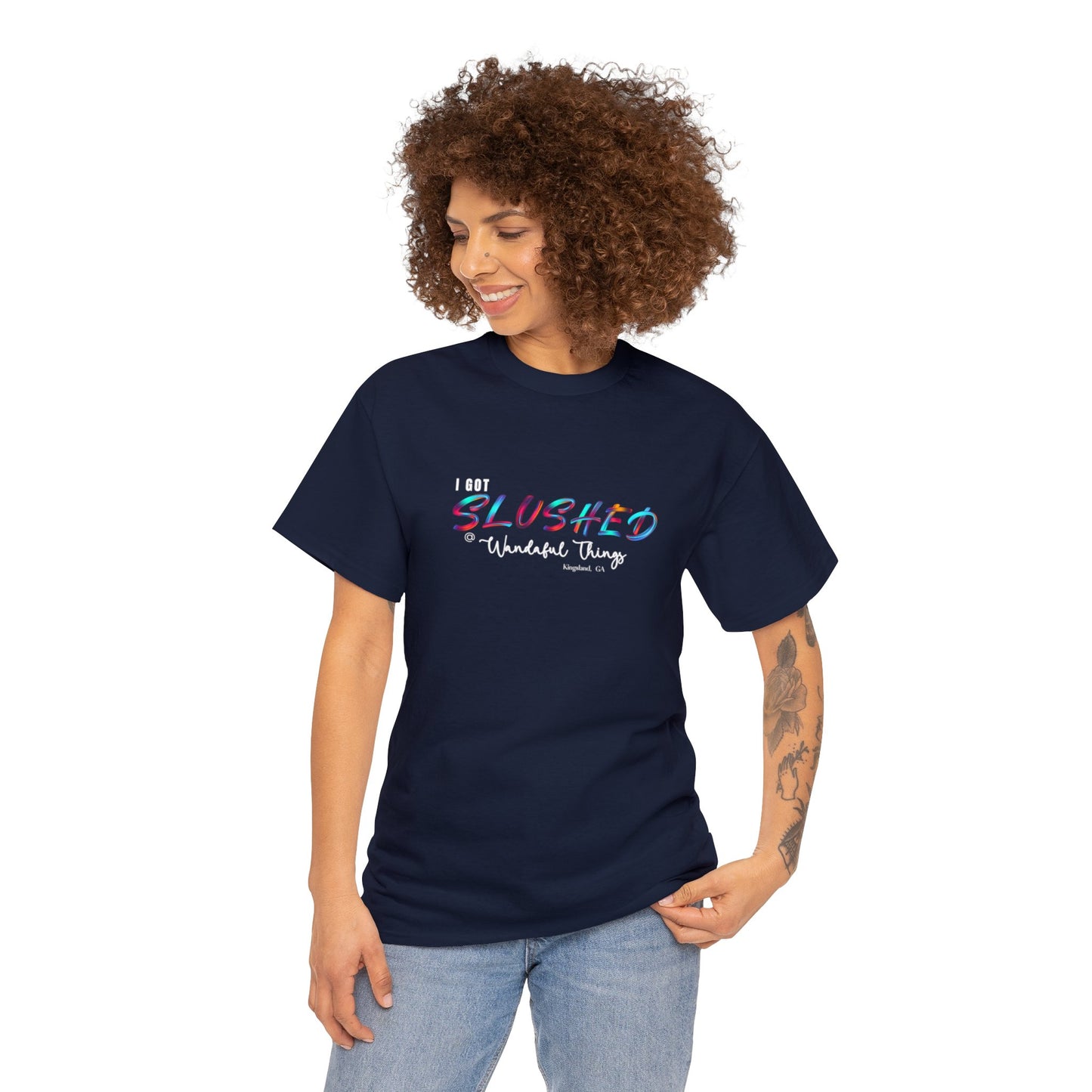 Slushed (dark) - Unisex Heavy Cotton Tee