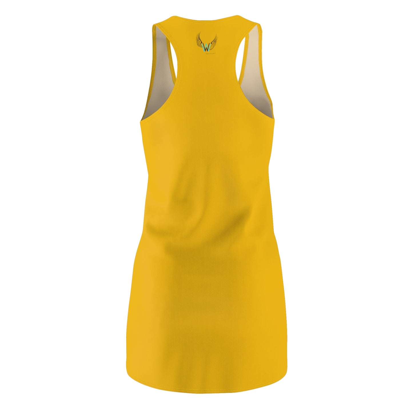 Limited Edition (mustard) -Women's Cut & Sew Racerback Dress (AOP)