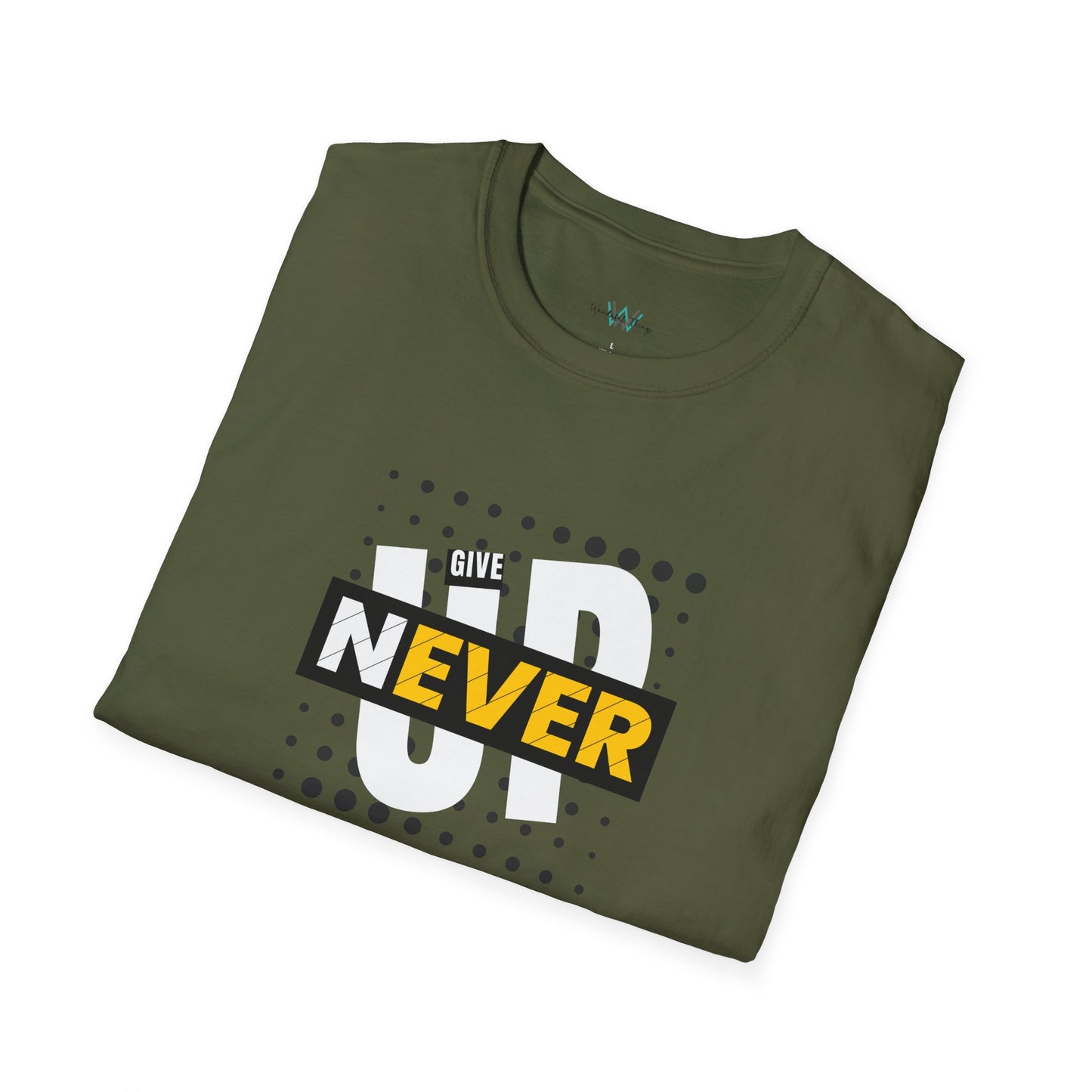 Never Give Up - Unisex Softstyle T-Shirt