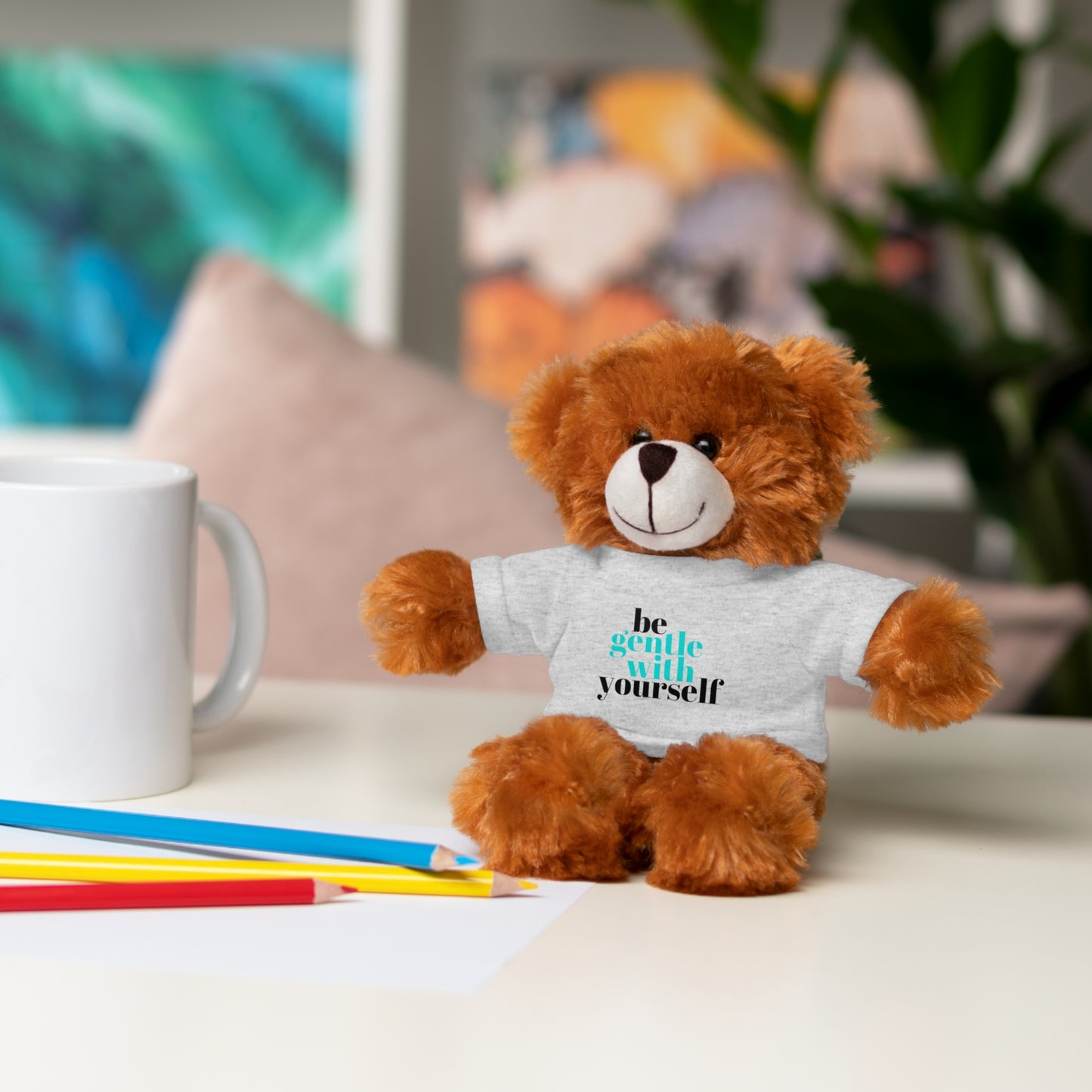 Be Gentle - Stuffed Animals with Tee
