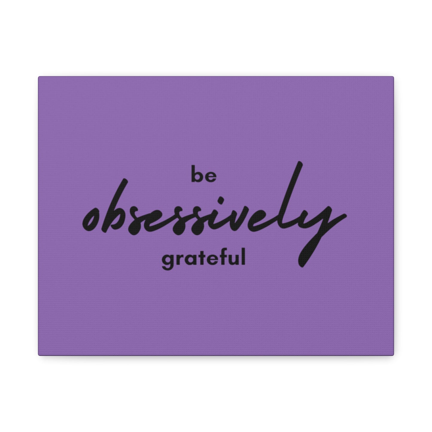 Grateful - Canvas Gallery Wraps - (purple)