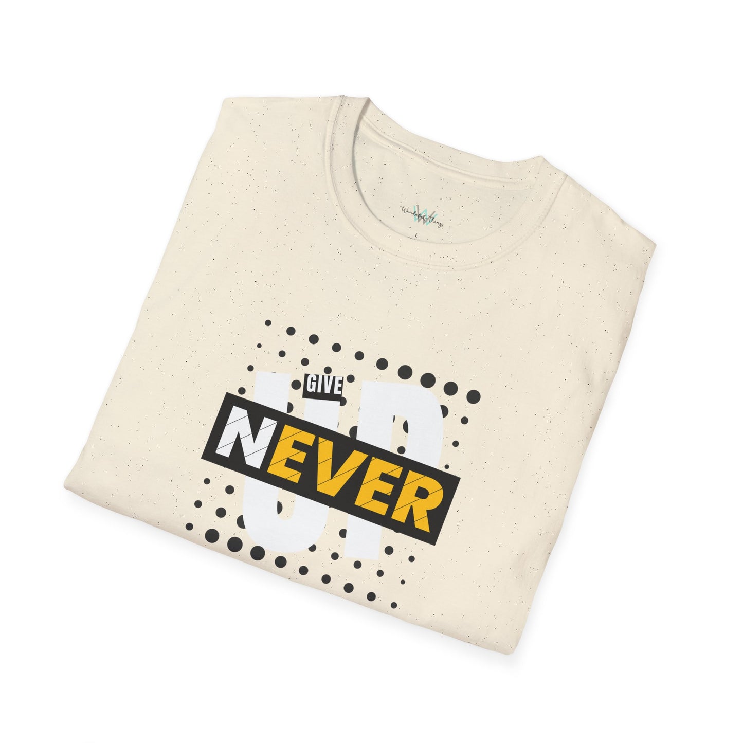 Never Give Up - Unisex Softstyle T-Shirt