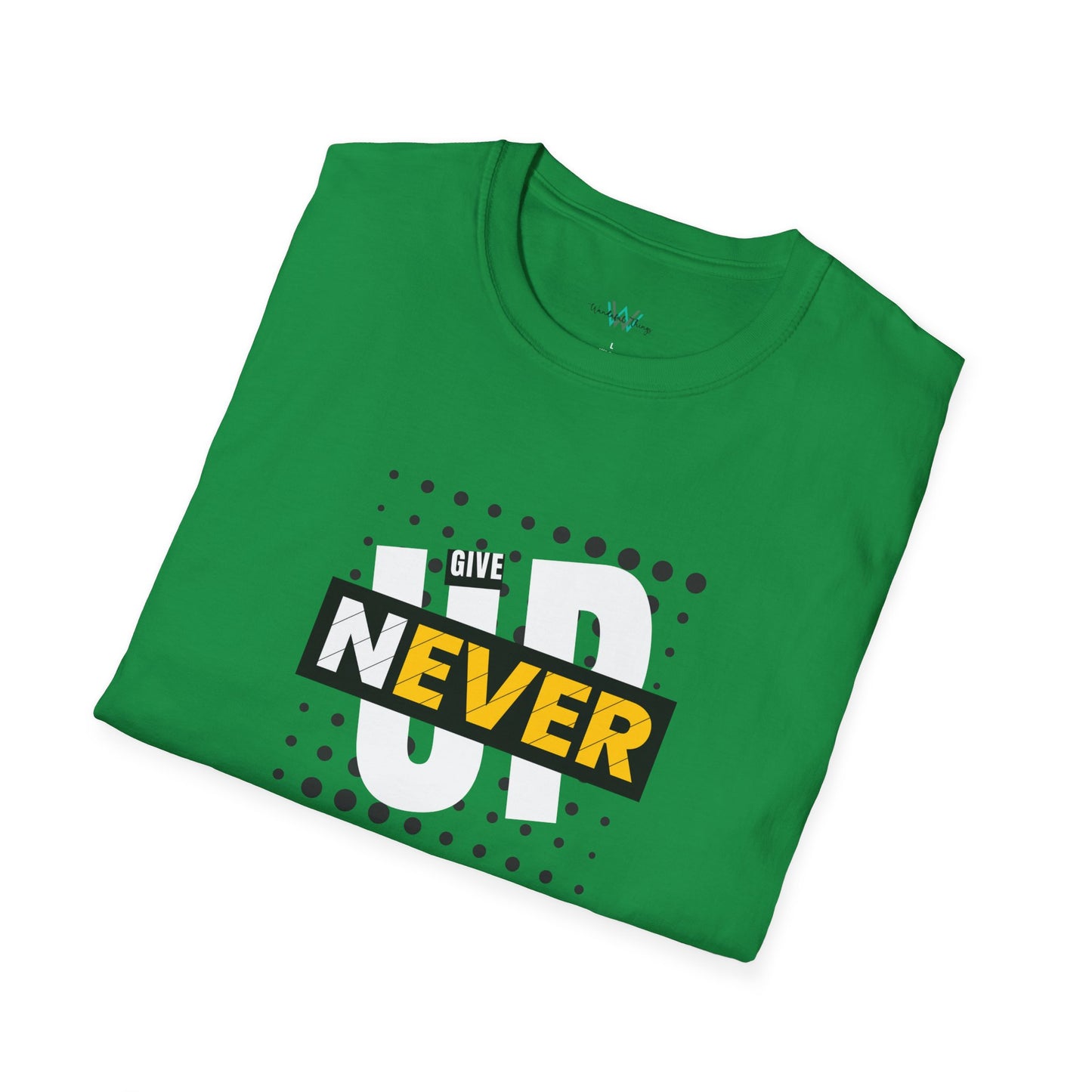 Never Give Up - Unisex Softstyle T-Shirt