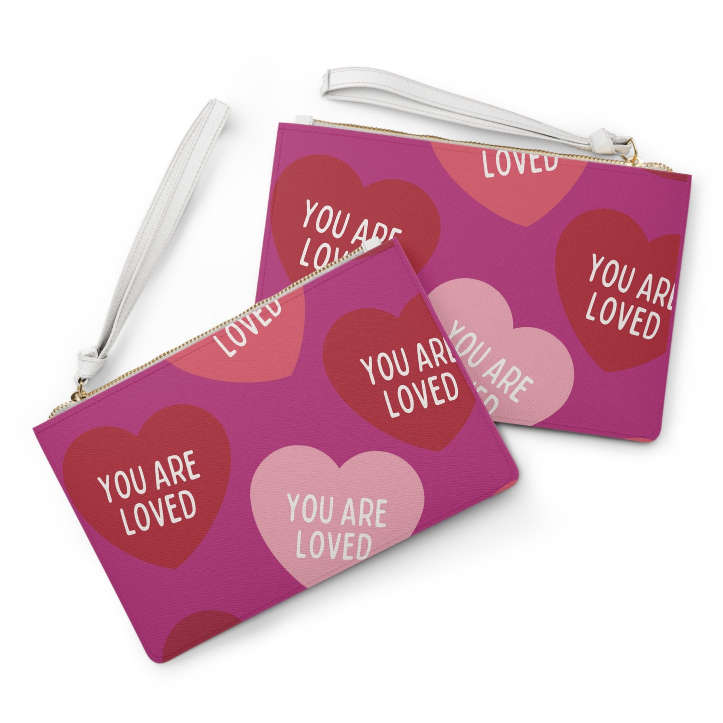 You are loved (pink) - Clutch Bag