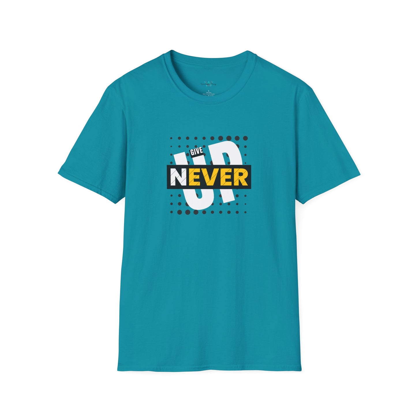Never Give Up - Unisex Softstyle T-Shirt