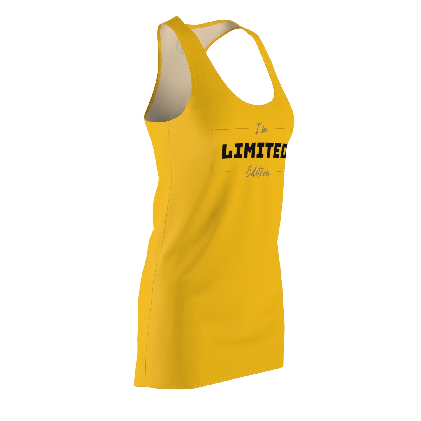 Limited Edition (mustard) -Women's Cut & Sew Racerback Dress (AOP)