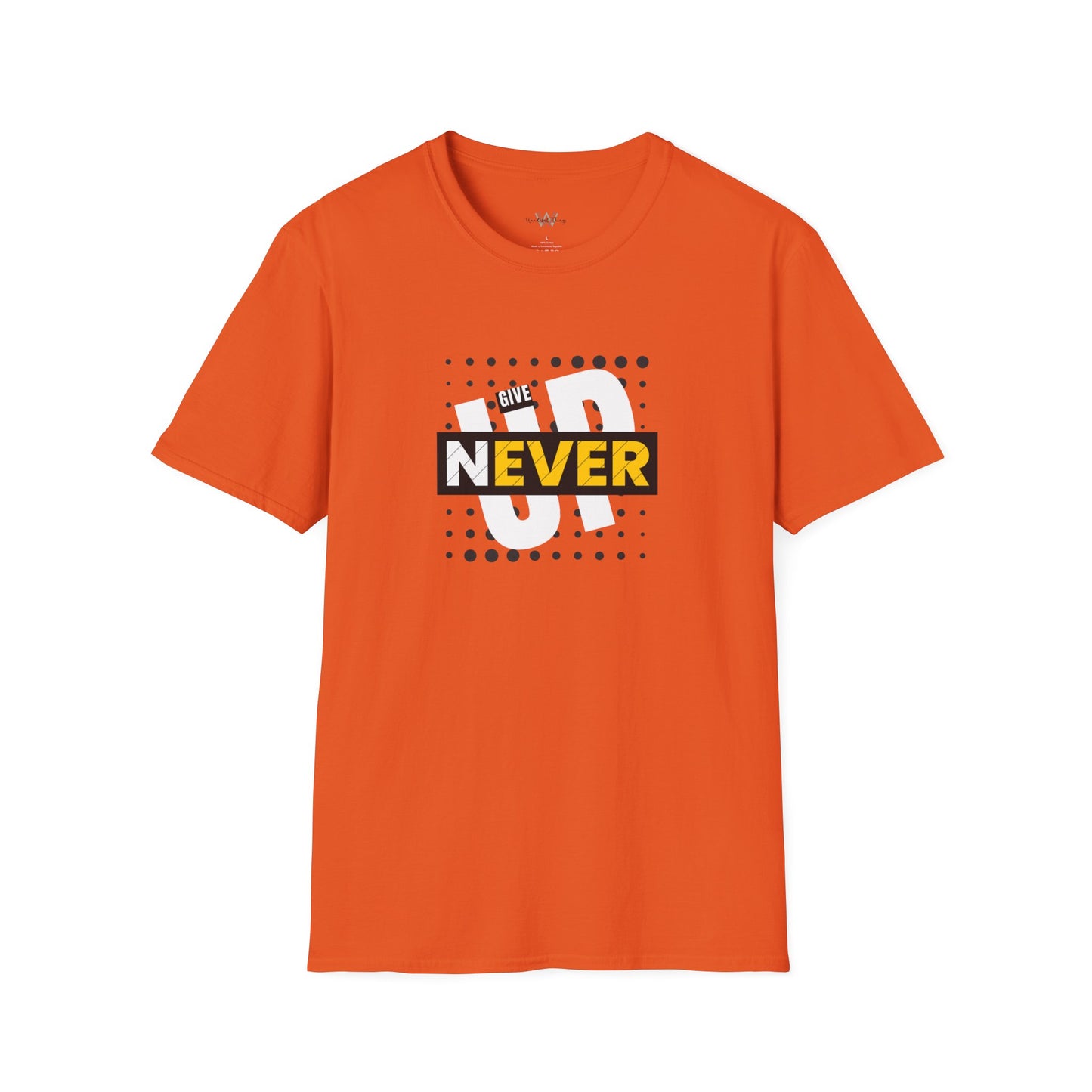 Never Give Up - Unisex Softstyle T-Shirt
