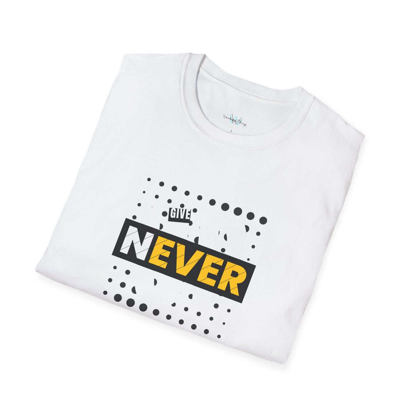 Never Give Up - Unisex Softstyle T-Shirt