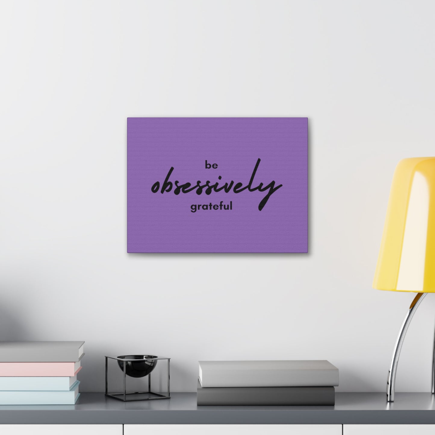Grateful - Canvas Gallery Wraps - (purple)