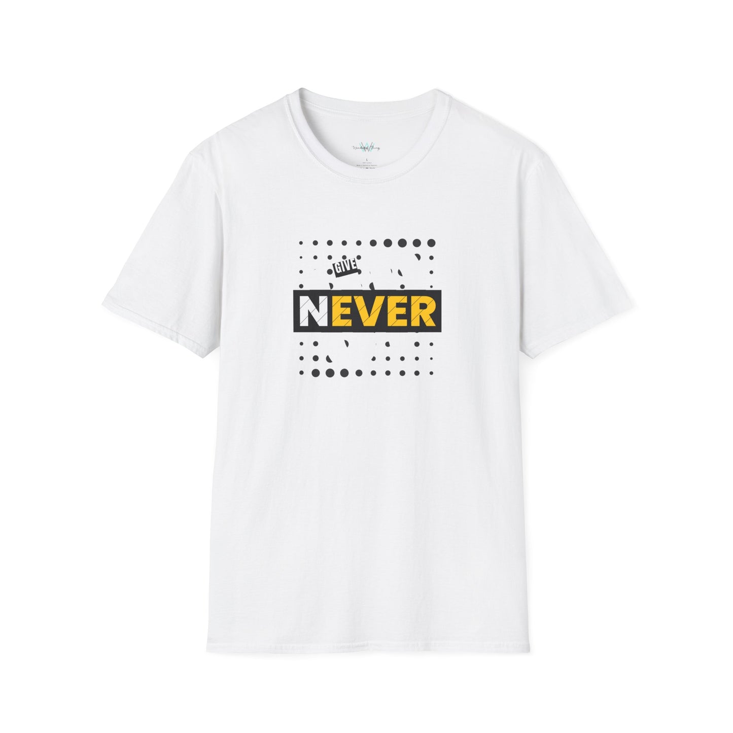 Never Give Up - Unisex Softstyle T-Shirt