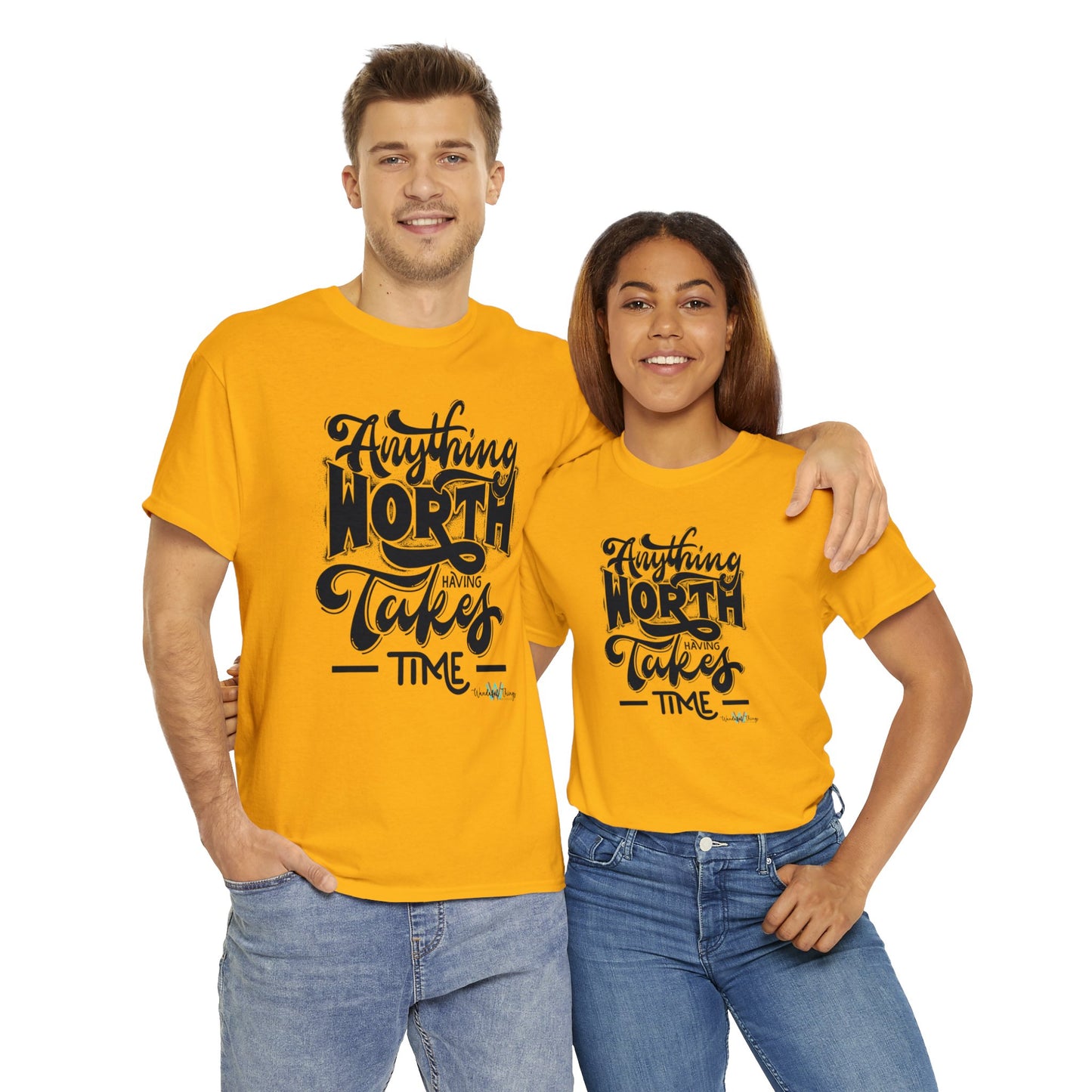 Anything Worth Having - Unisex Heavy Cotton Tee