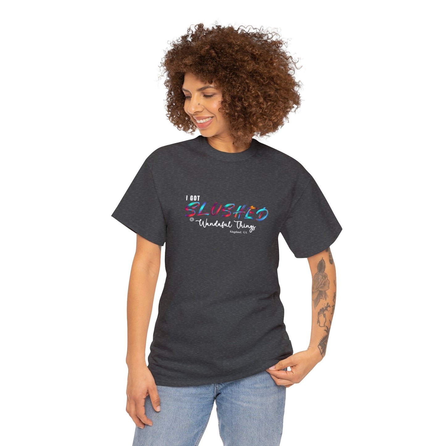 Slushed (dark) - Unisex Heavy Cotton Tee