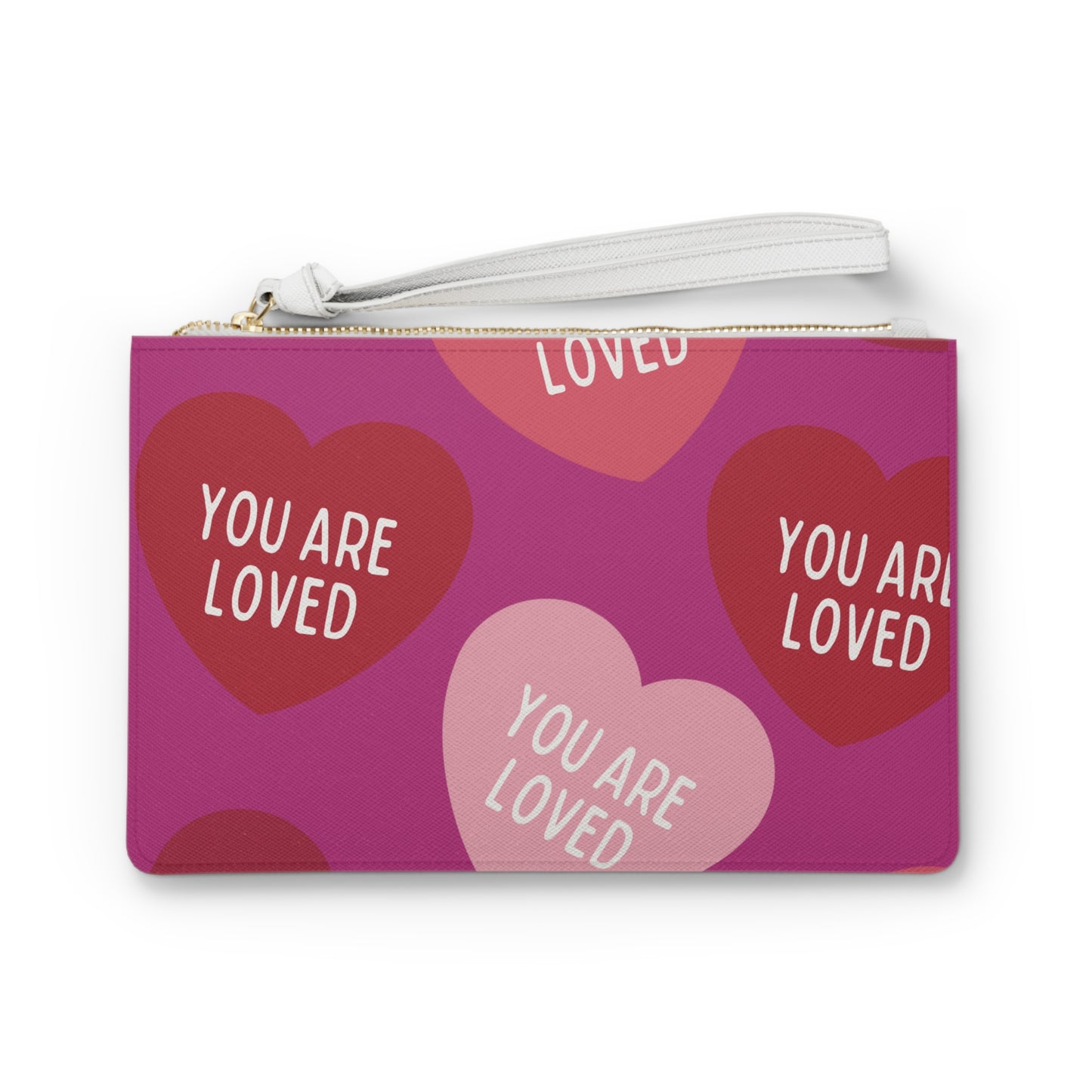 You are loved (pink) - Clutch Bag