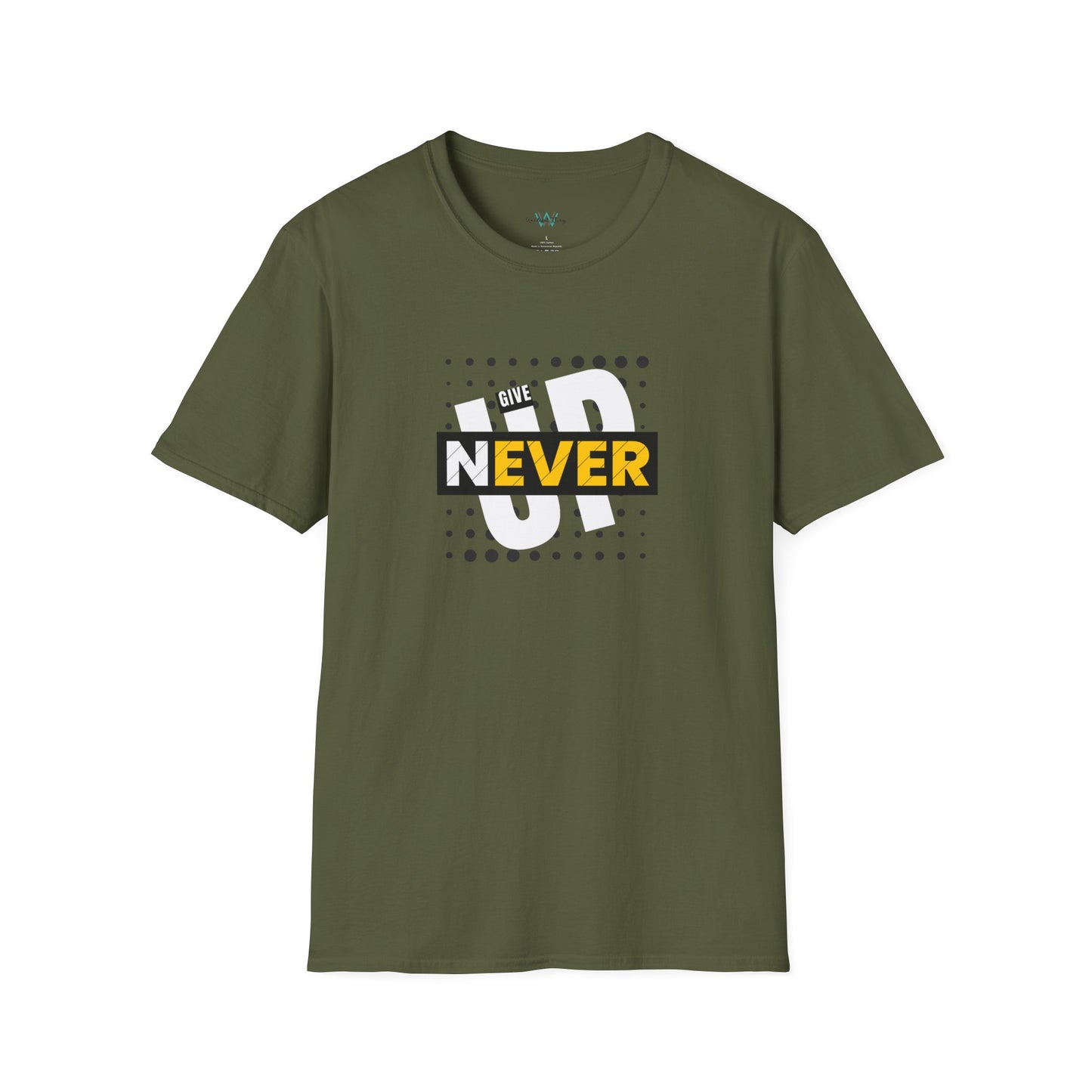 Never Give Up - Unisex Softstyle T-Shirt