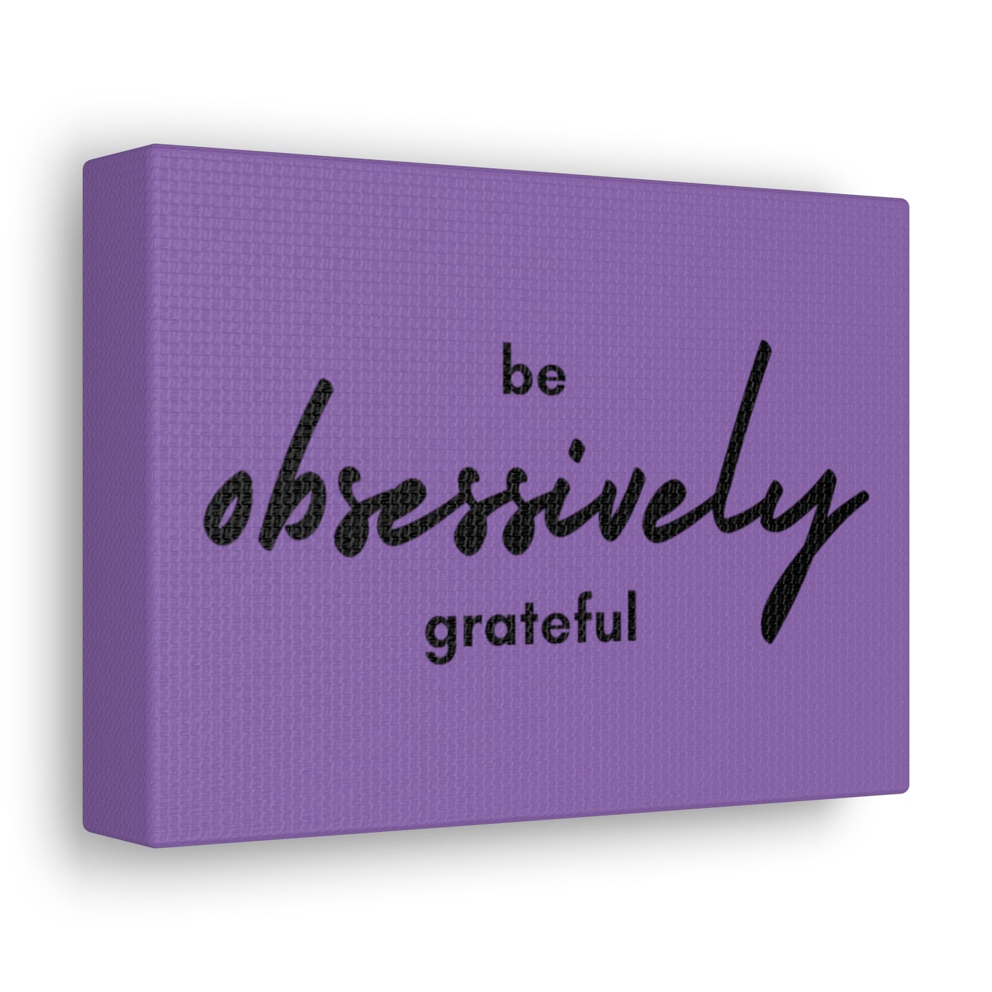 Grateful - Canvas Gallery Wraps - (purple)