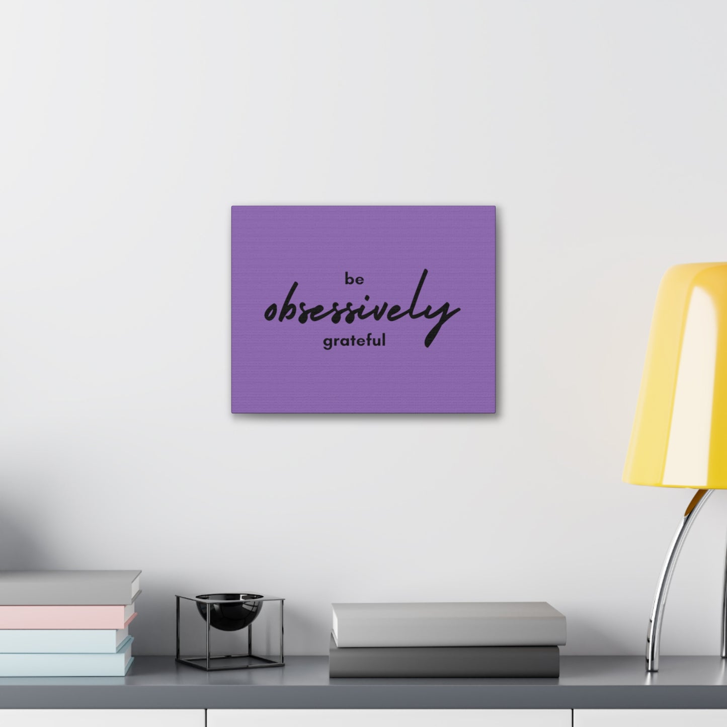 Grateful - Canvas Gallery Wraps - (purple)