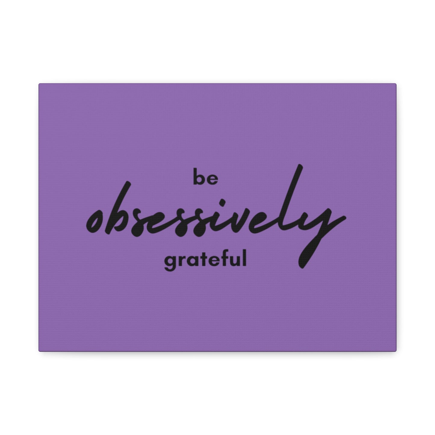 Grateful - Canvas Gallery Wraps - (purple)