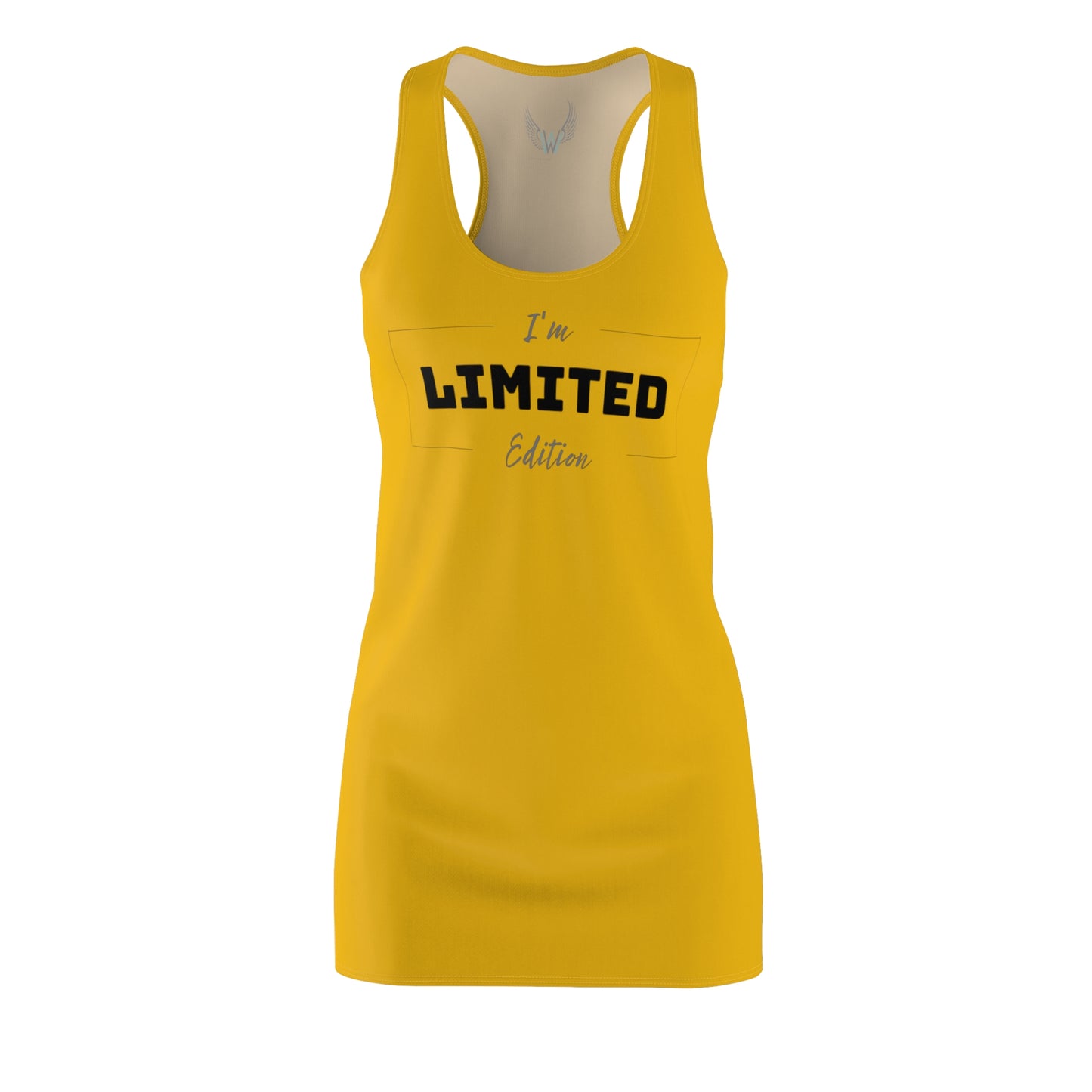 Limited Edition (mustard) -Women's Cut & Sew Racerback Dress (AOP)