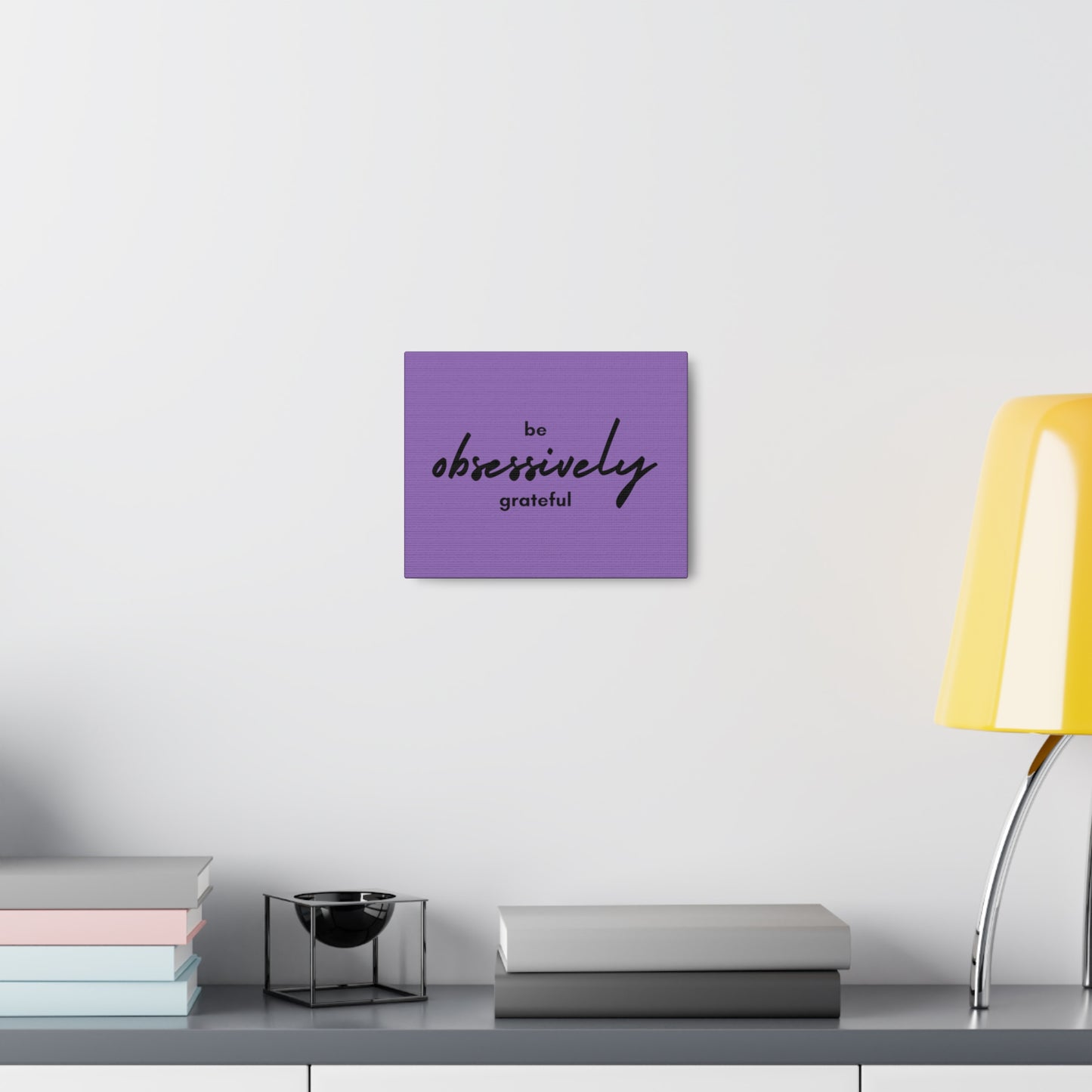 Grateful - Canvas Gallery Wraps - (purple)