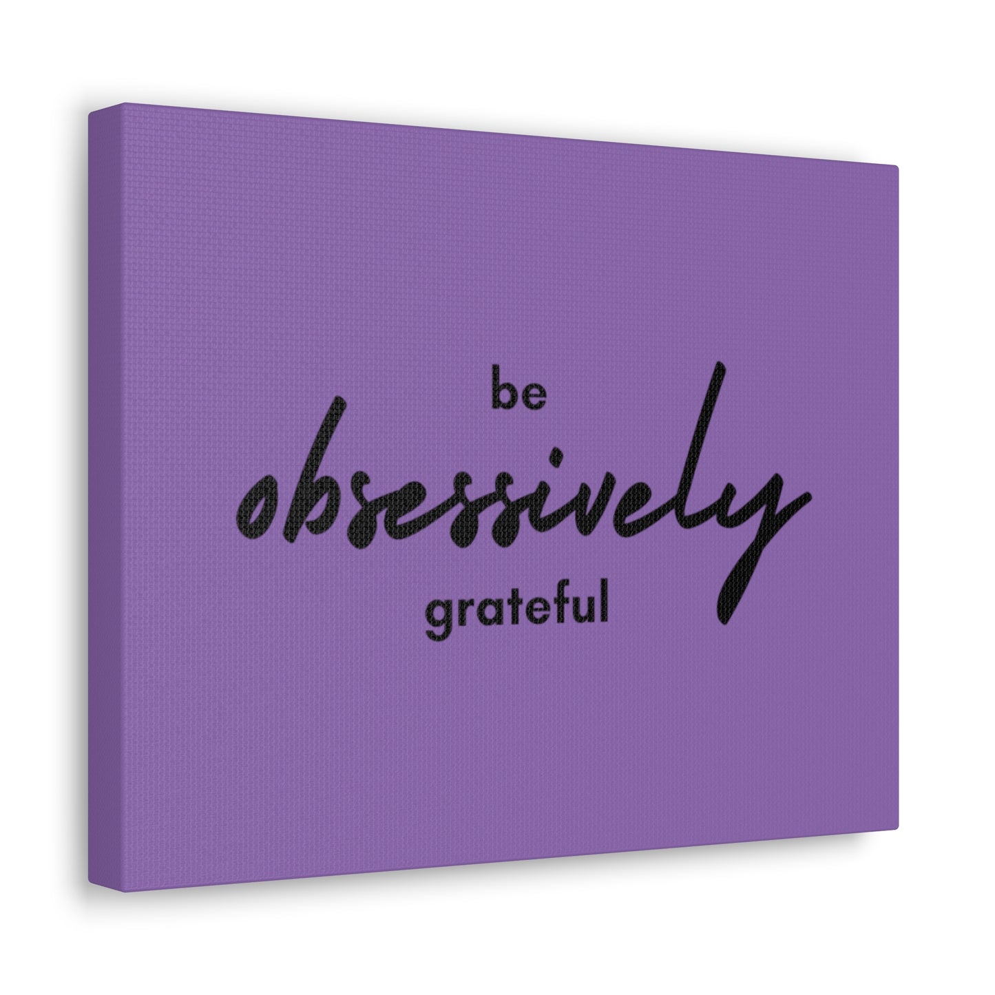 Grateful - Canvas Gallery Wraps - (purple)