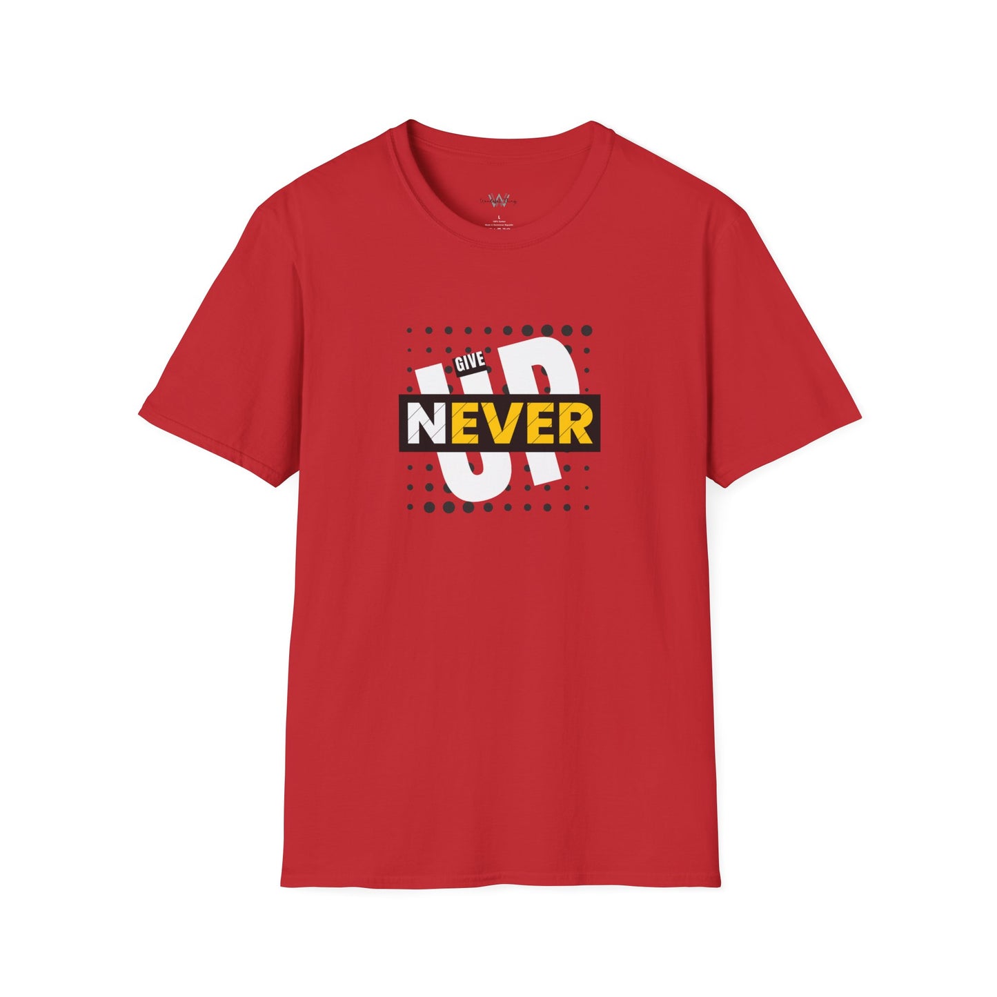 Never Give Up - Unisex Softstyle T-Shirt
