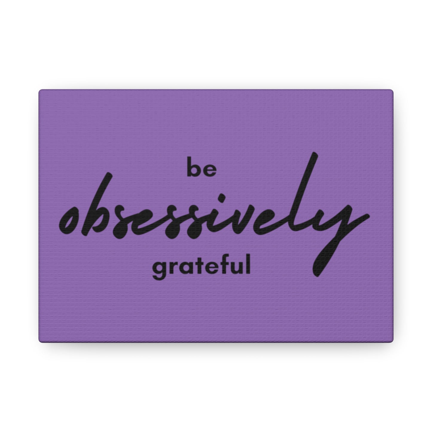 Grateful - Canvas Gallery Wraps - (purple)