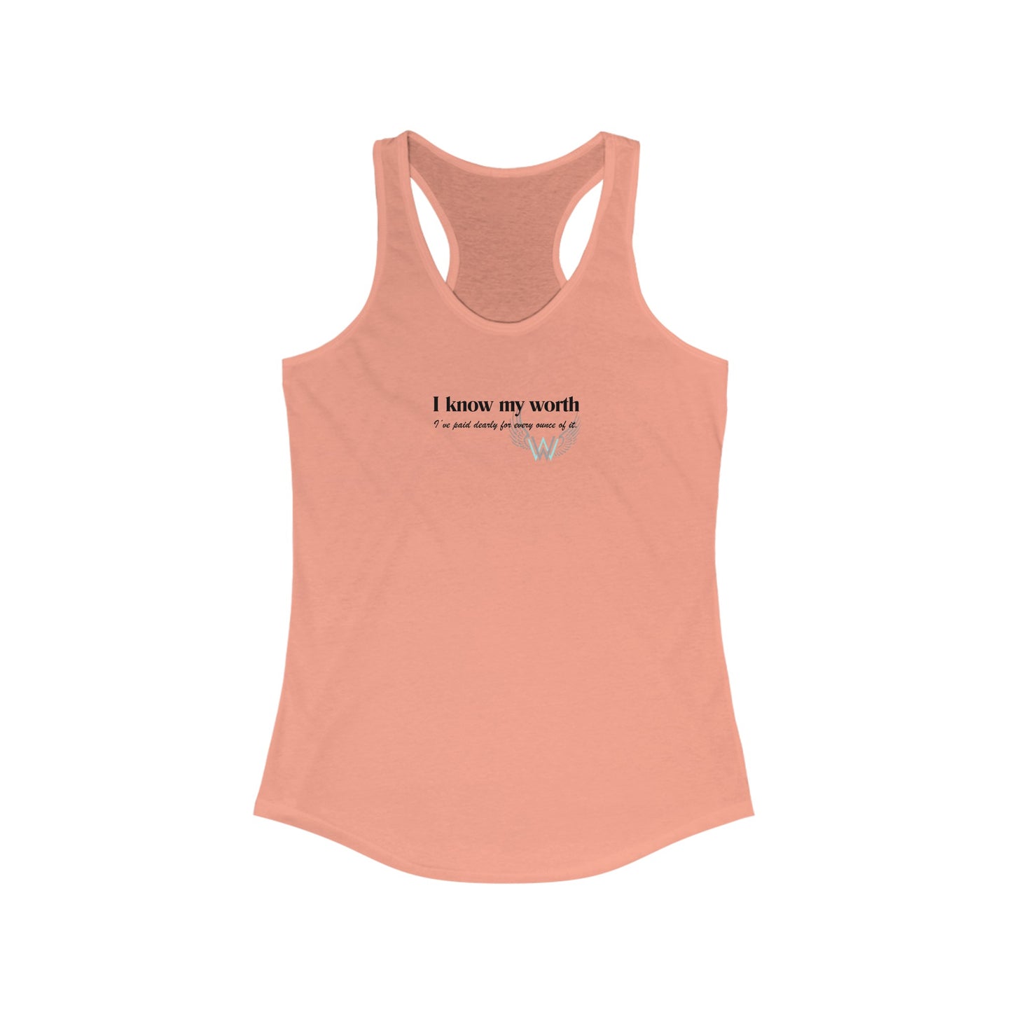 I Know - Women's Ideal Racerback Tank