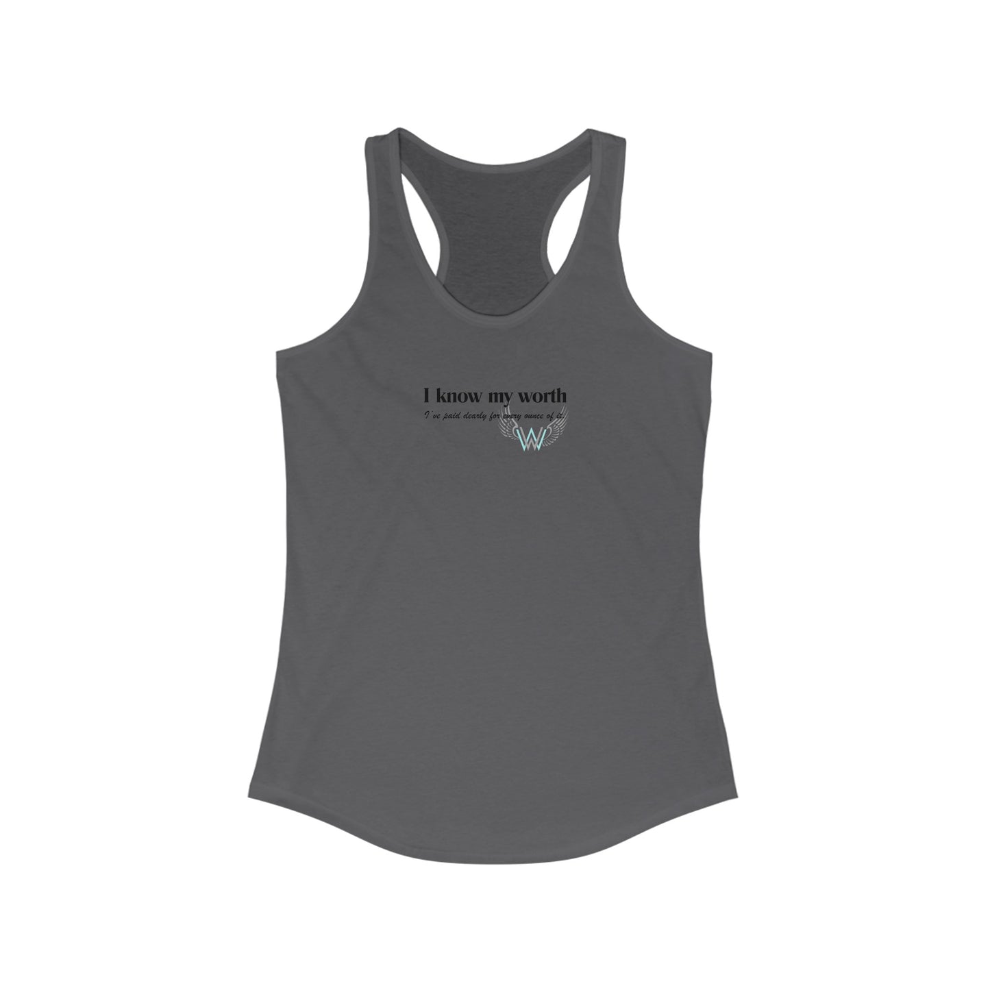 I Know - Women's Ideal Racerback Tank