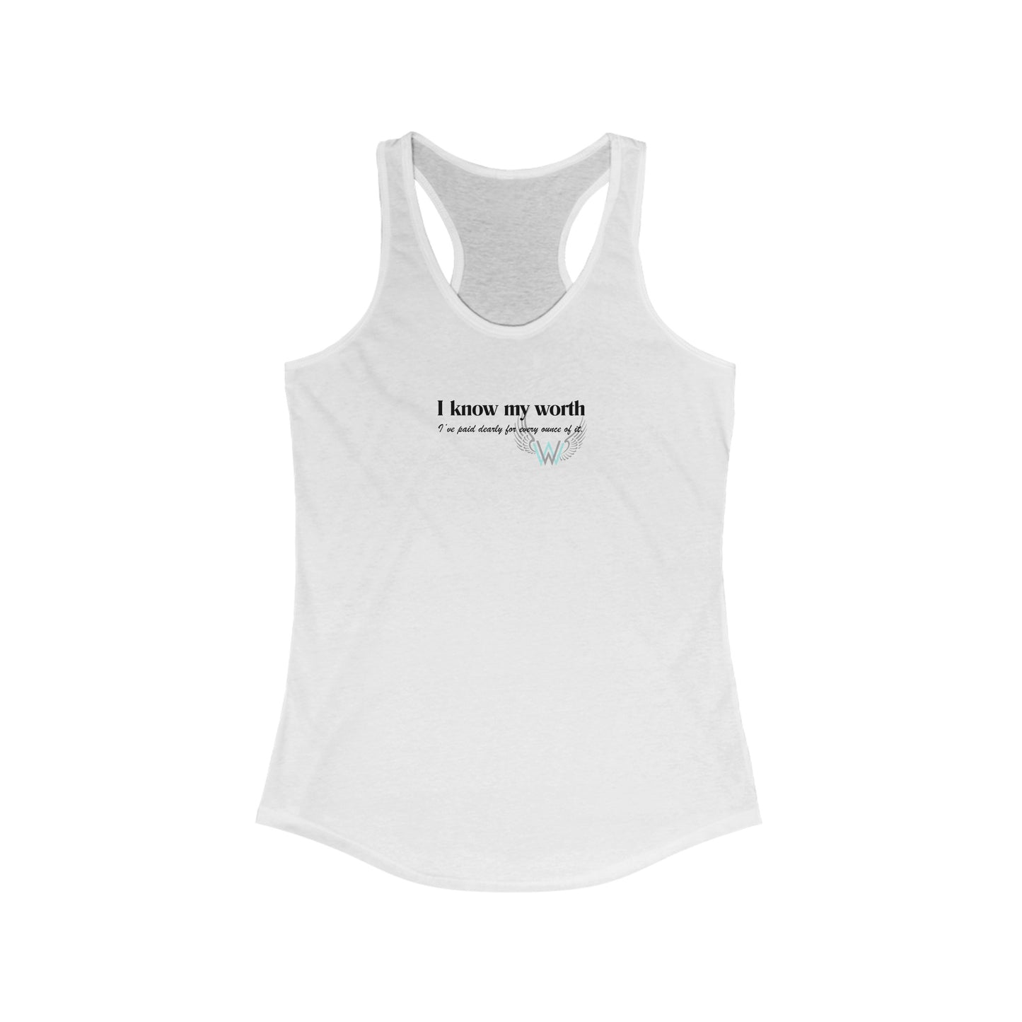 I Know - Women's Ideal Racerback Tank