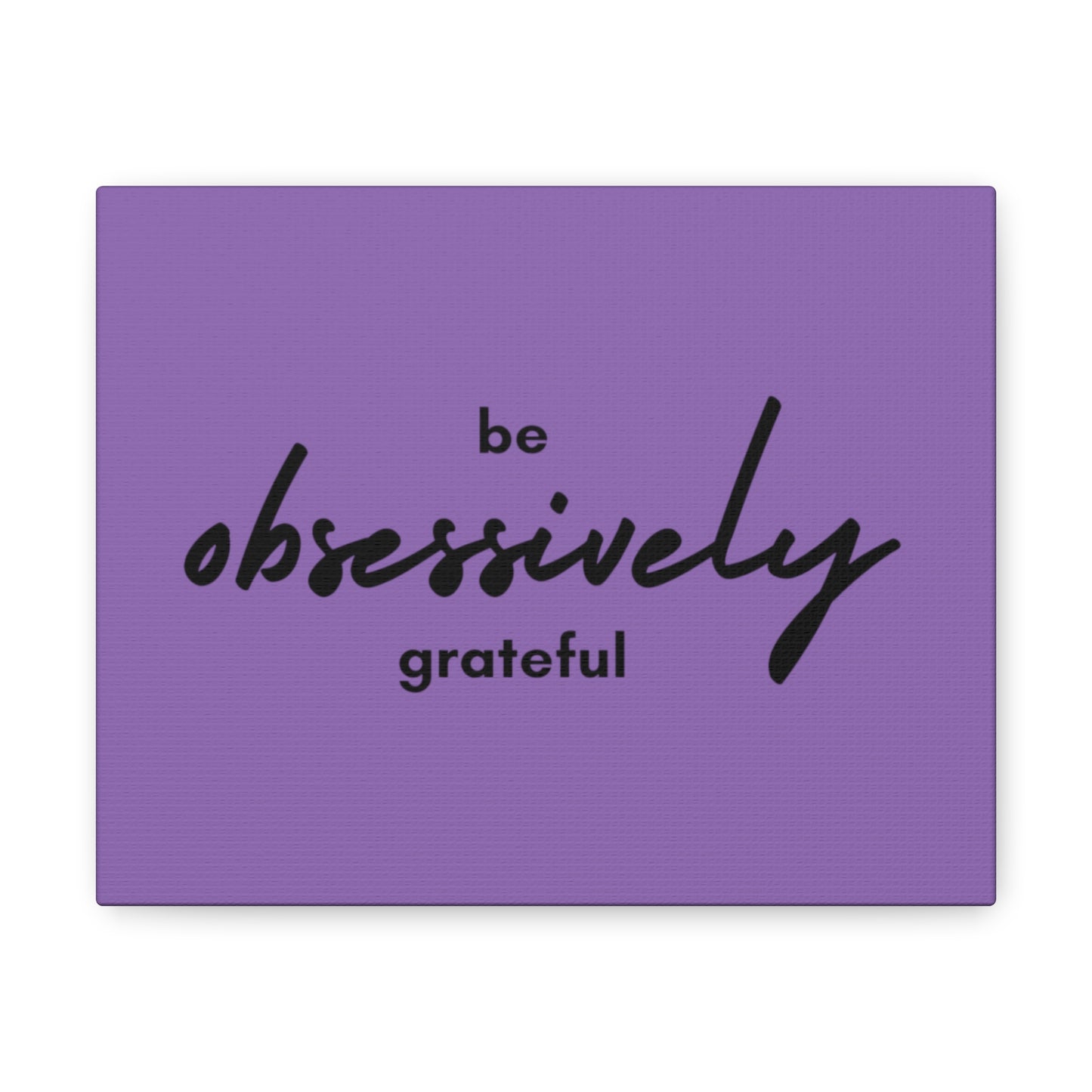 Grateful - Canvas Gallery Wraps - (purple)