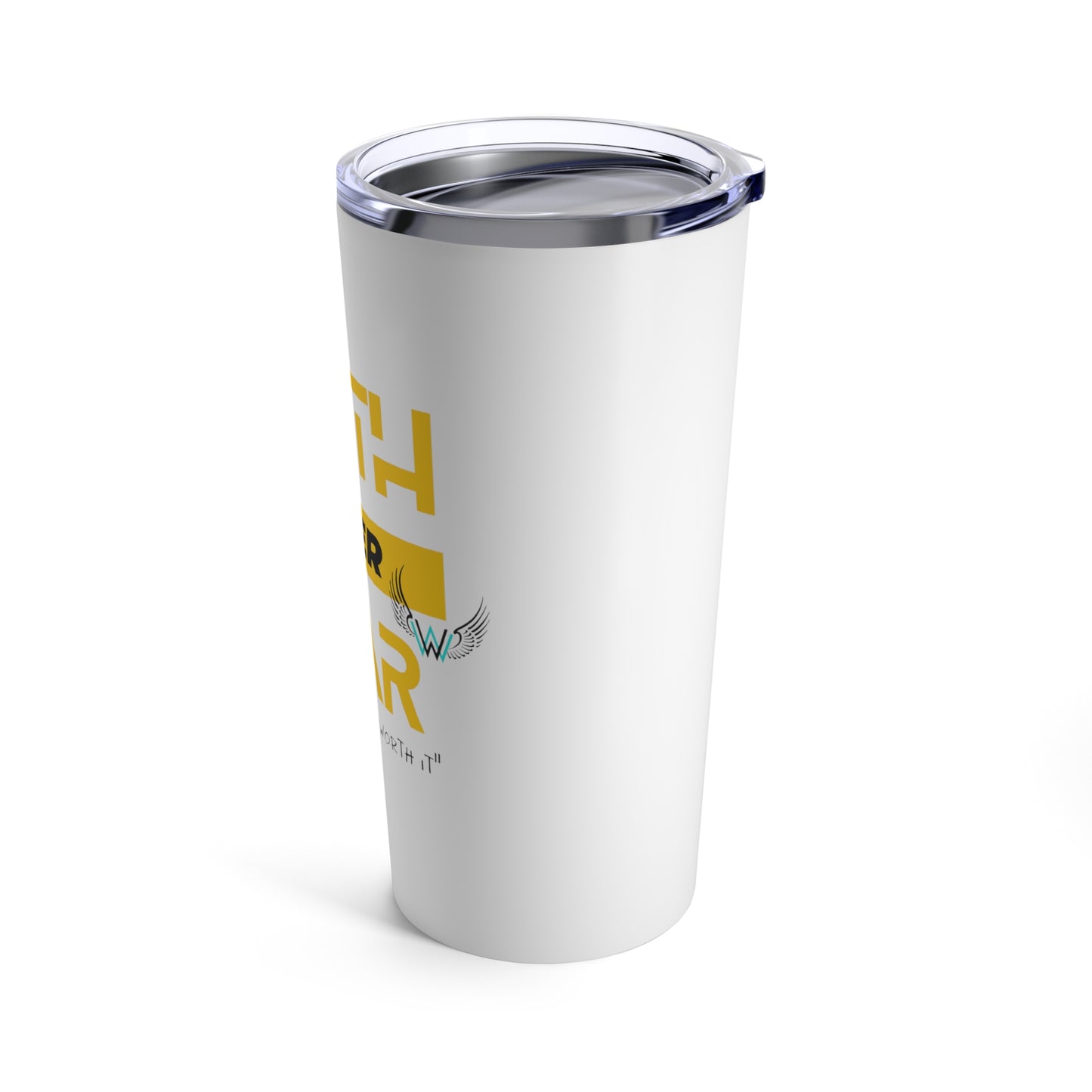Faith Over Fear (White) - Tumbler 20oz