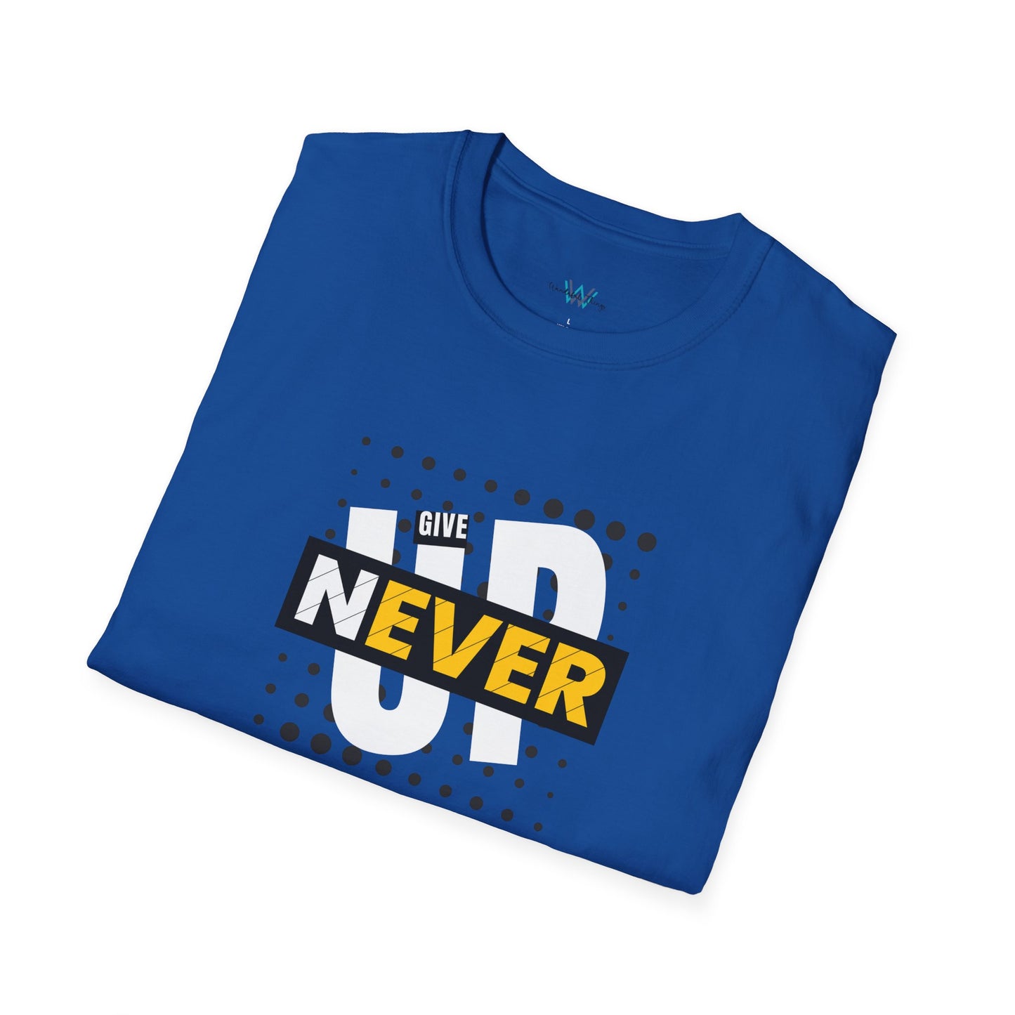 Never Give Up - Unisex Softstyle T-Shirt