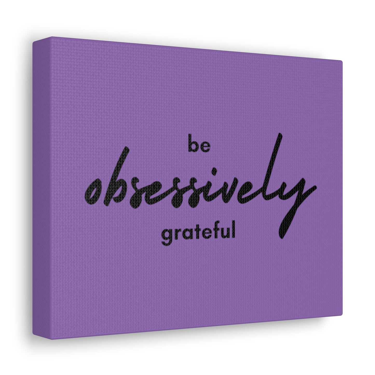 Grateful - Canvas Gallery Wraps - (purple)