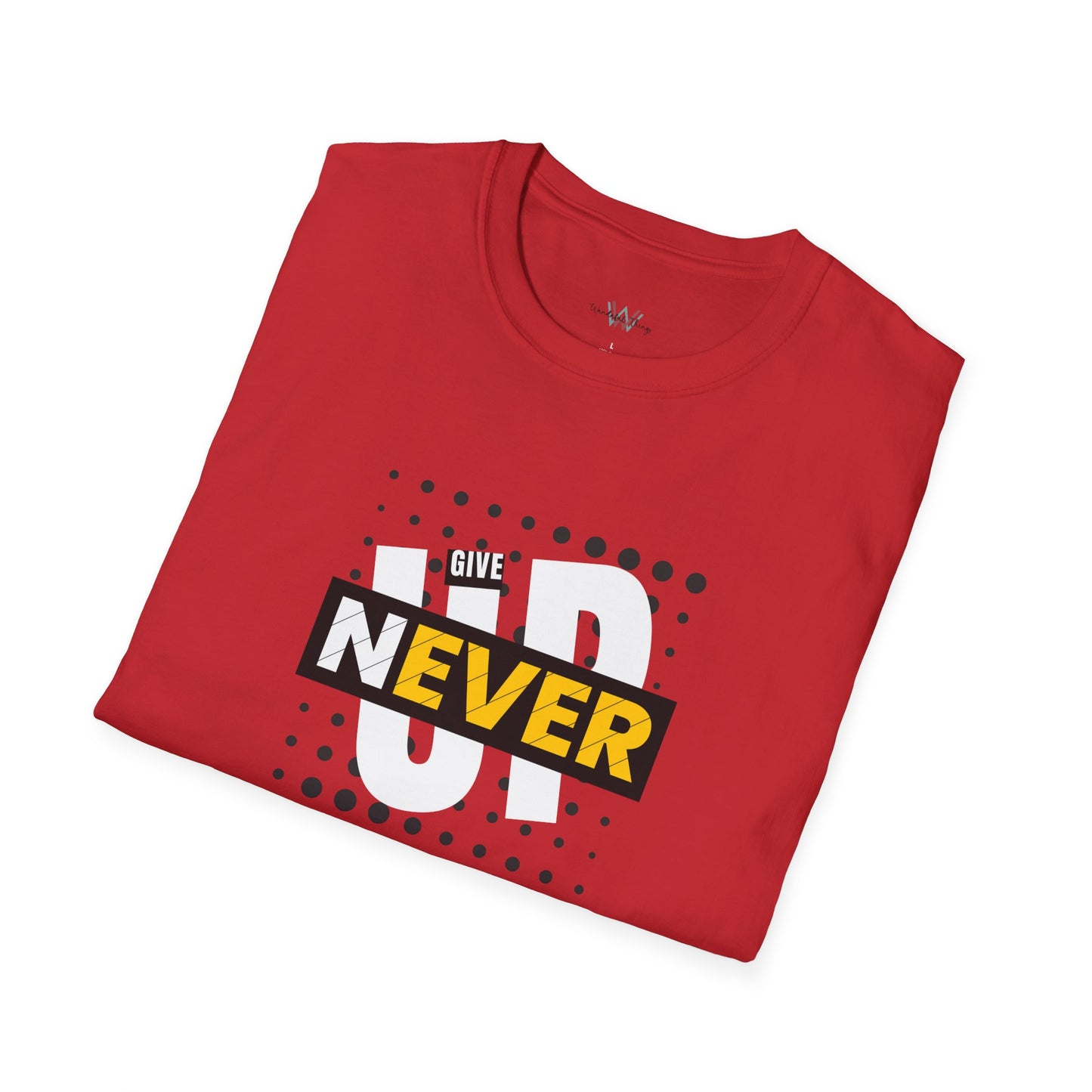 Never Give Up - Unisex Softstyle T-Shirt
