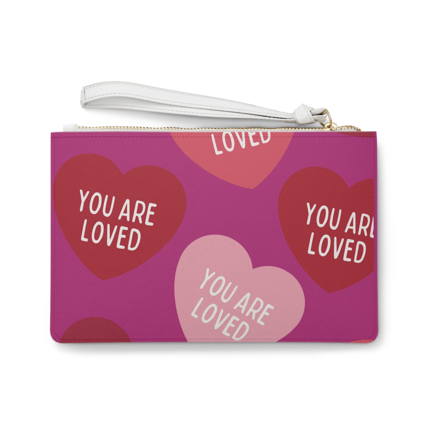 You are loved (pink) - Clutch Bag